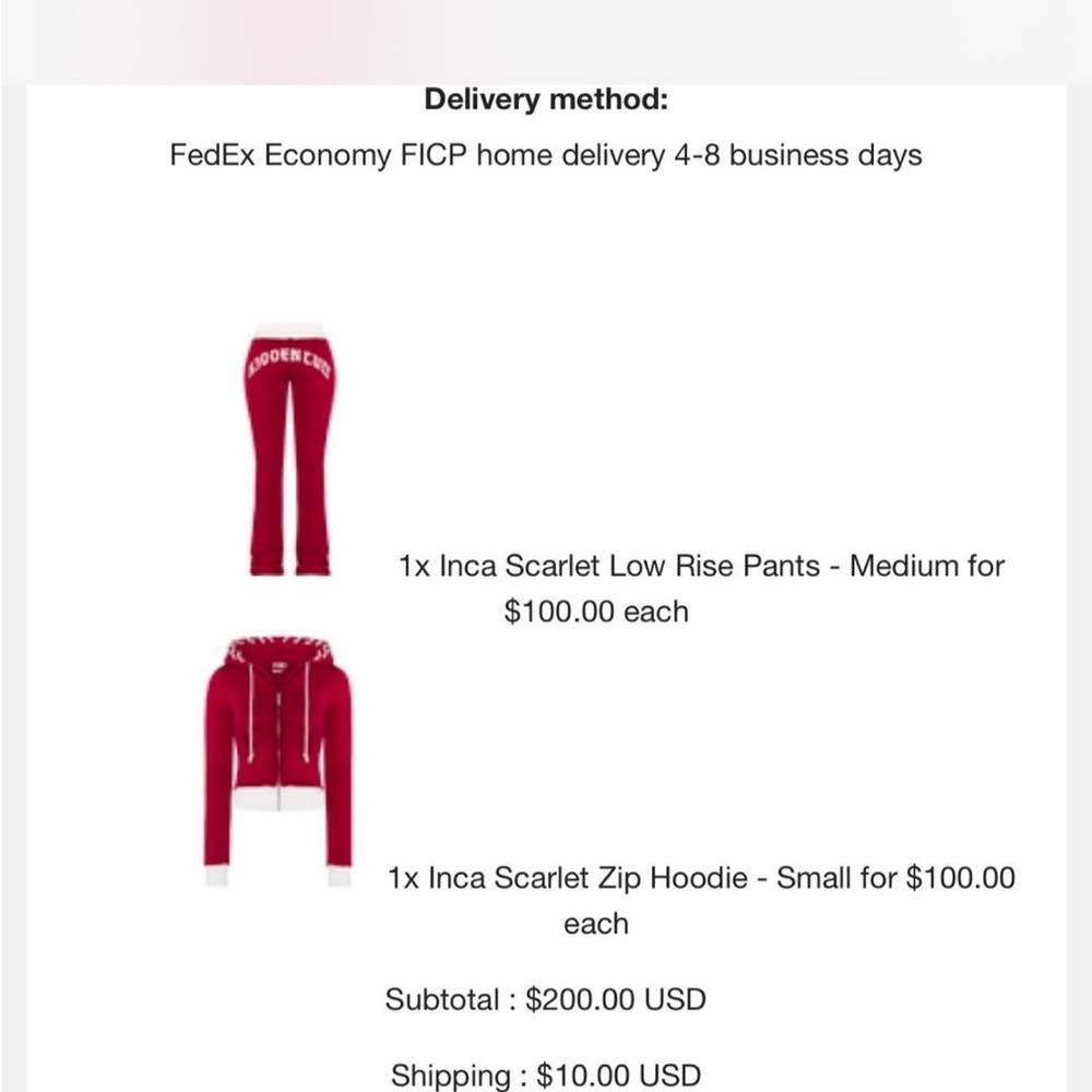 Hidden cult pants size medium